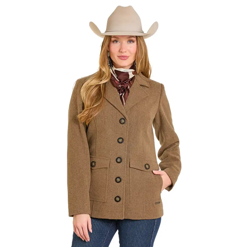 panhandle slim woomens wool coat