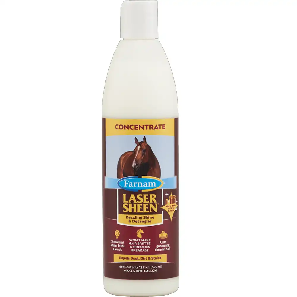 laser sheen horse detangler