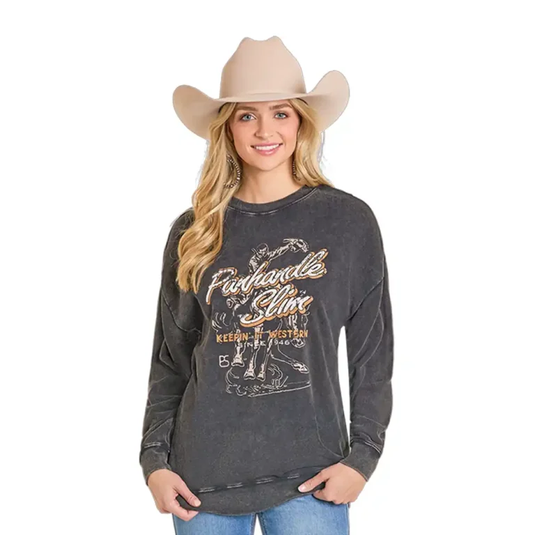 panhandle slim women's ls grey