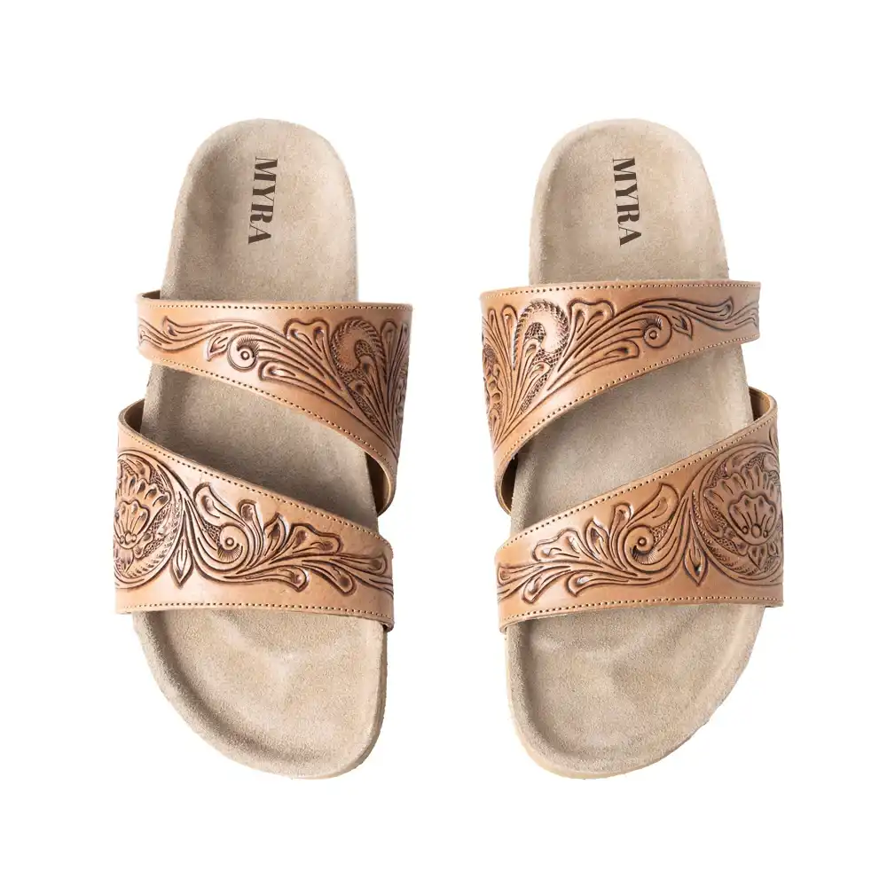 westward wind sandals in brown