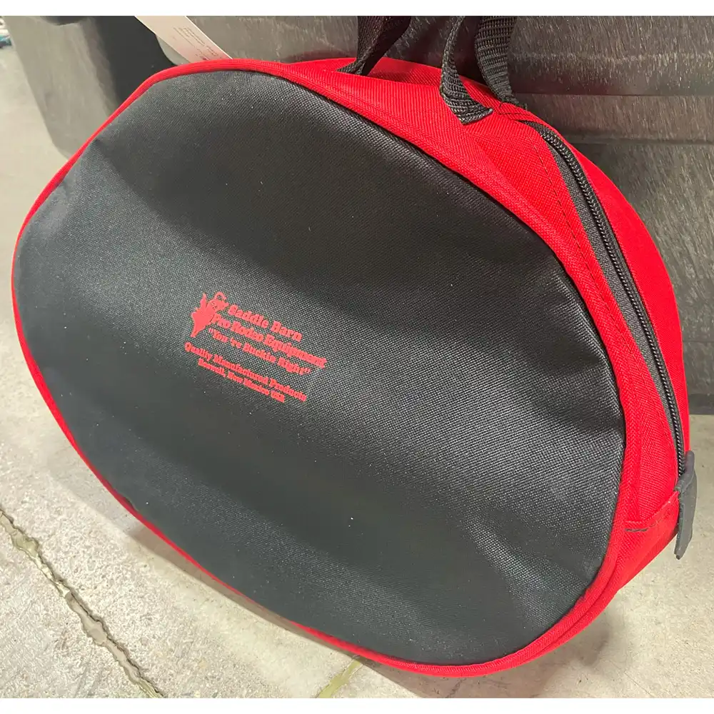 saddle barn bull rope bag