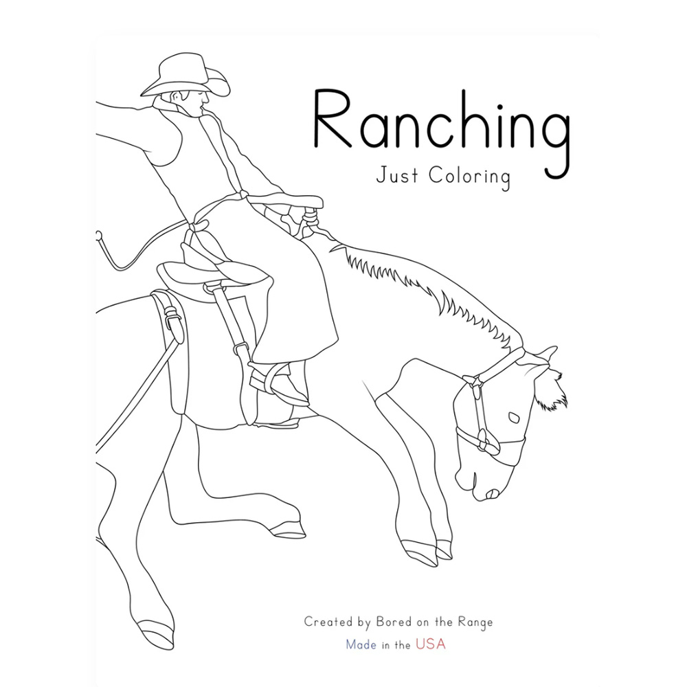 Ranching coloring book.