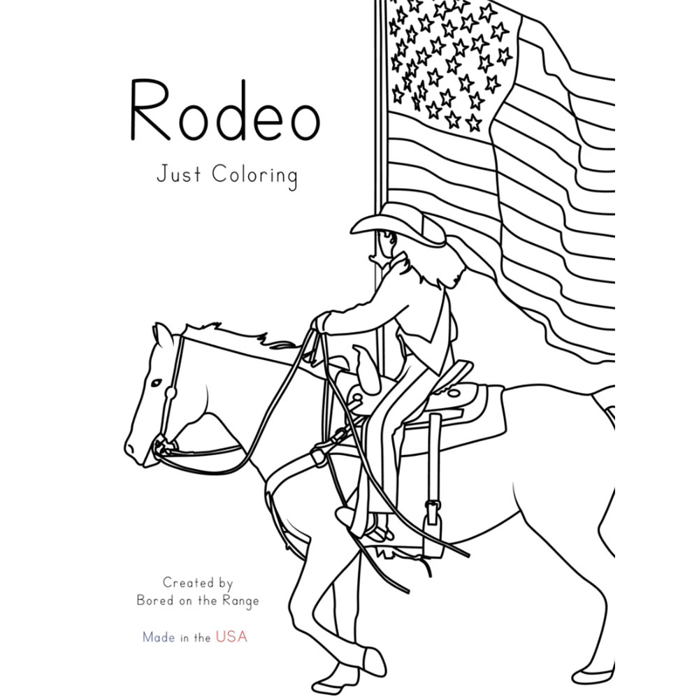 Rodeo coloring book.