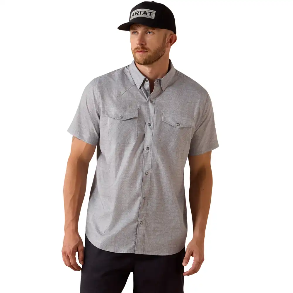 ariat men's short sleeve shirt
