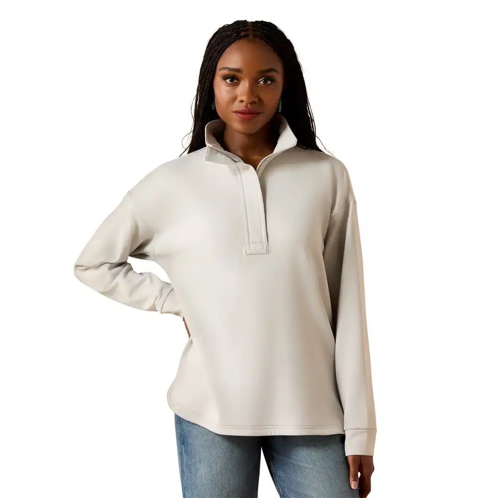 ariat women's pullover sweatshirt cream