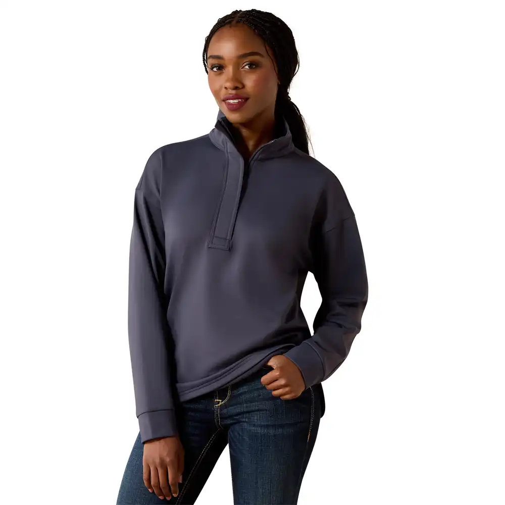 ariat women's pullover navy