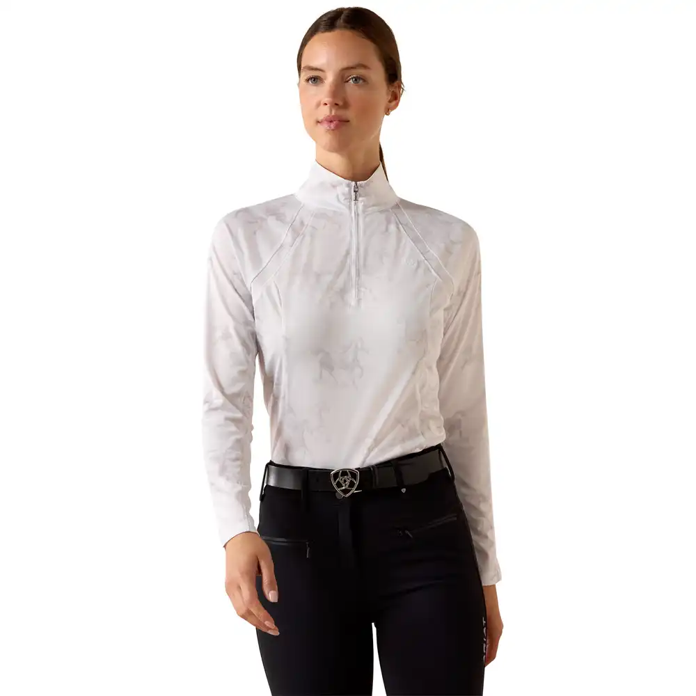 women's sunstopper pullover white