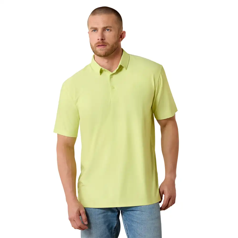 ariat men's polo lime green