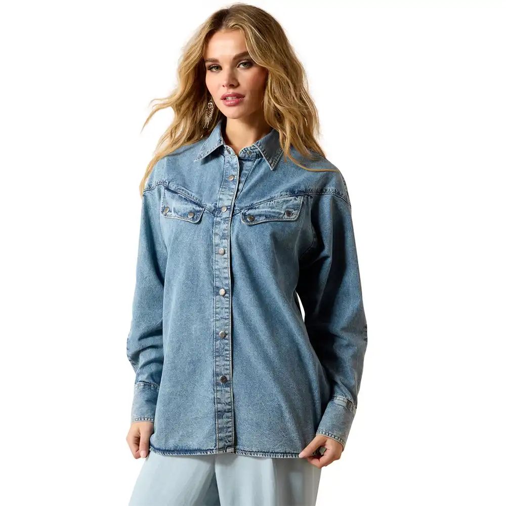 ariat women's denim shirt