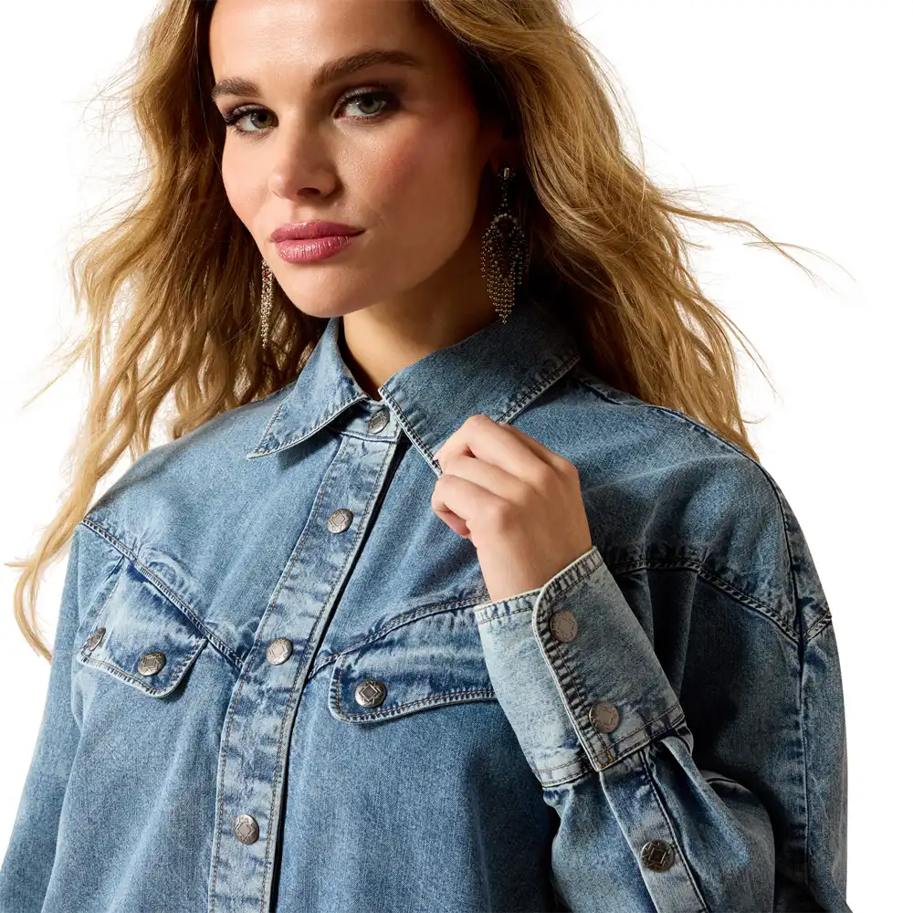 ariat women's denim shirt