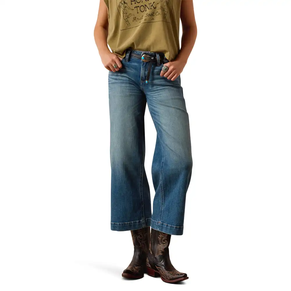 ariat women's cropped jeans