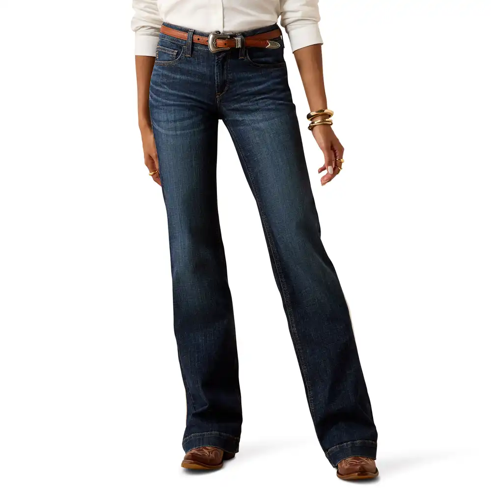 ariat women's boot cut jeans dark