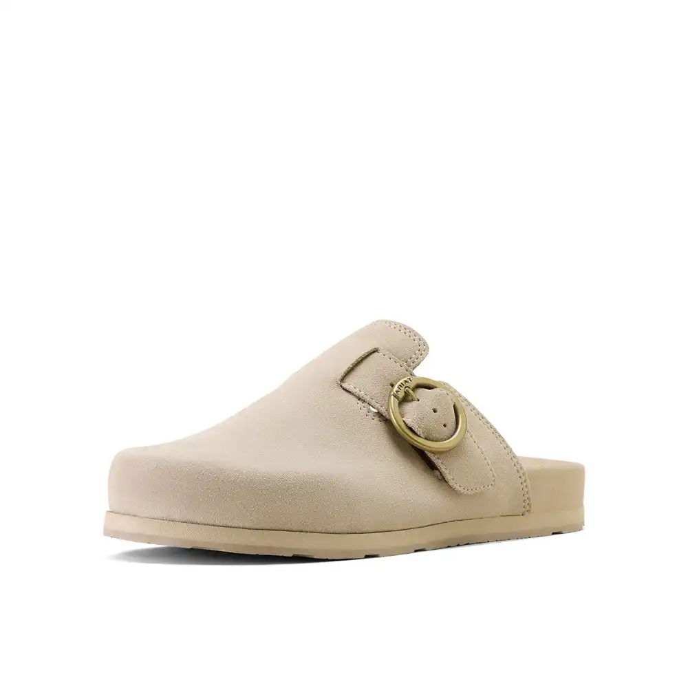 ariat women's country mule clay suede