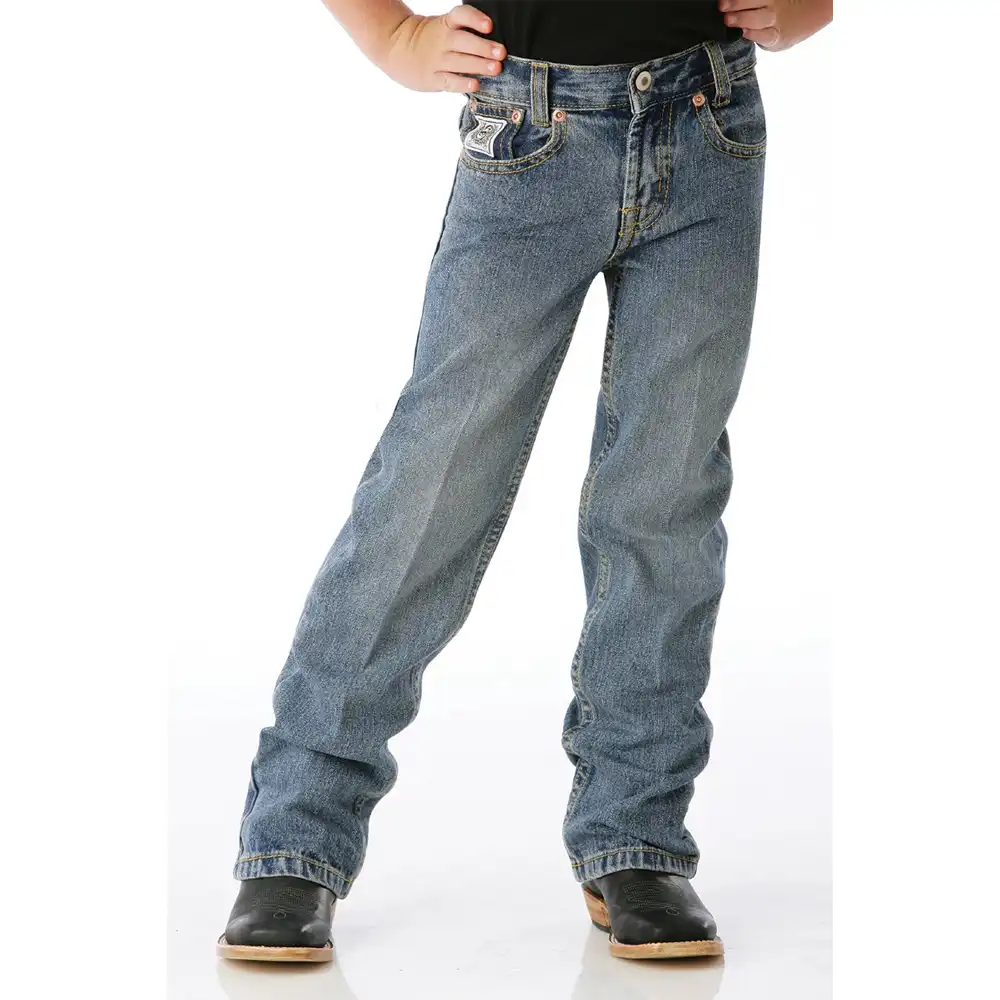 cinch toddler boy's jeans medium stonewash