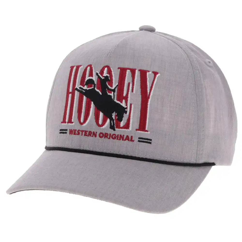hooey cap grey and red