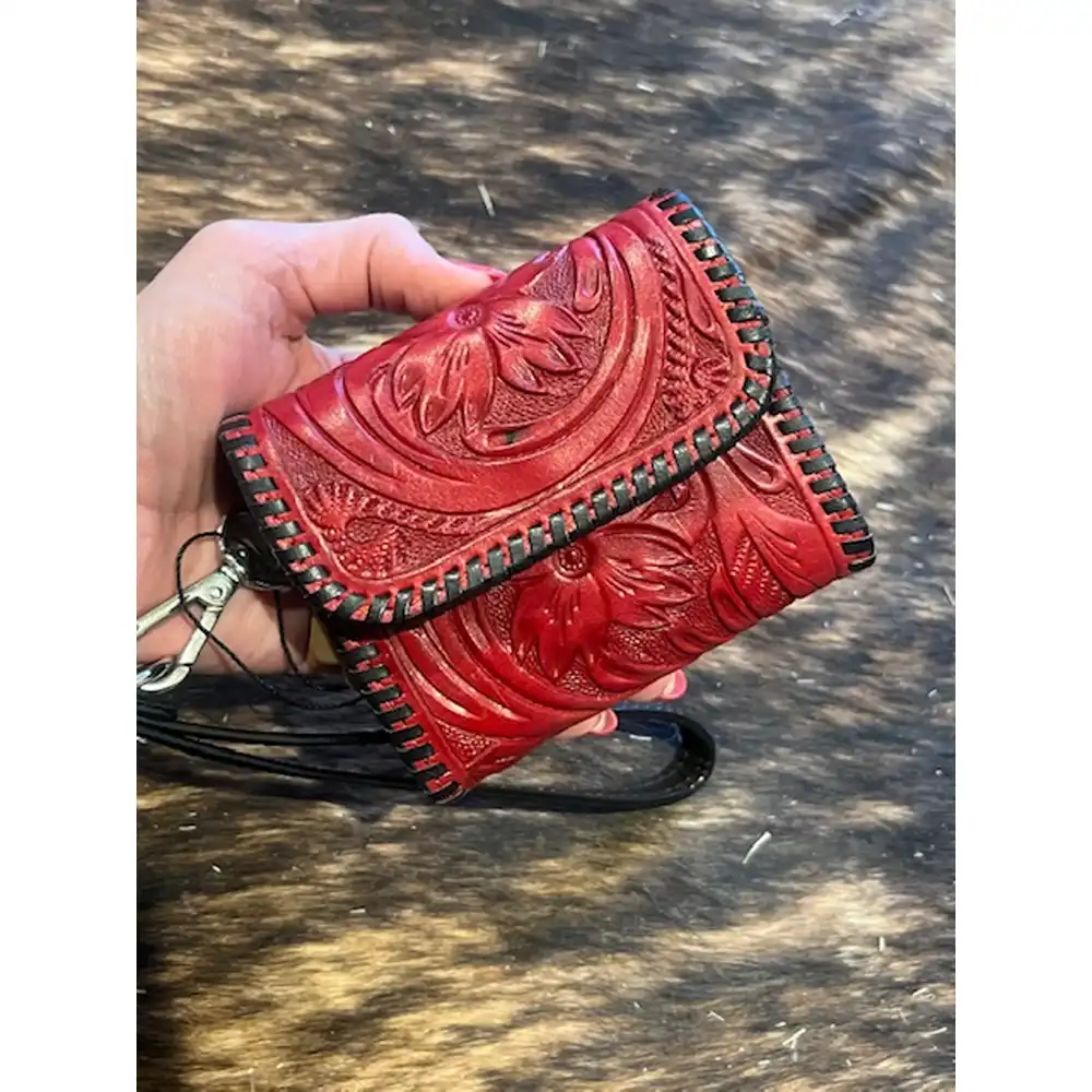 rafter t tooled coin purse