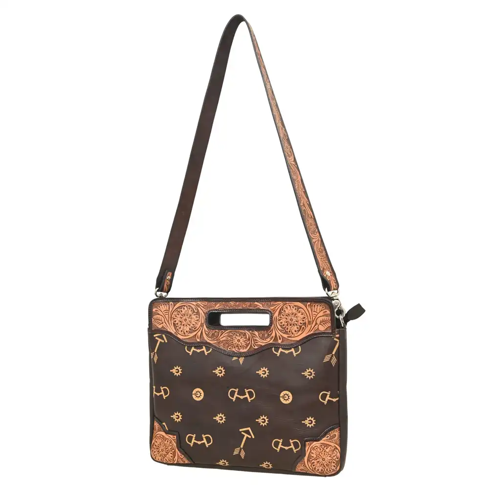 rafter t handbag floral tooling