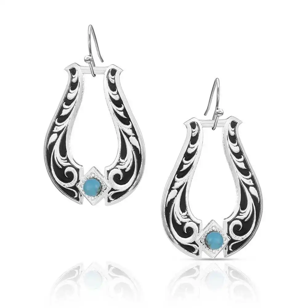montana silversmiths callie's turquoise earrings