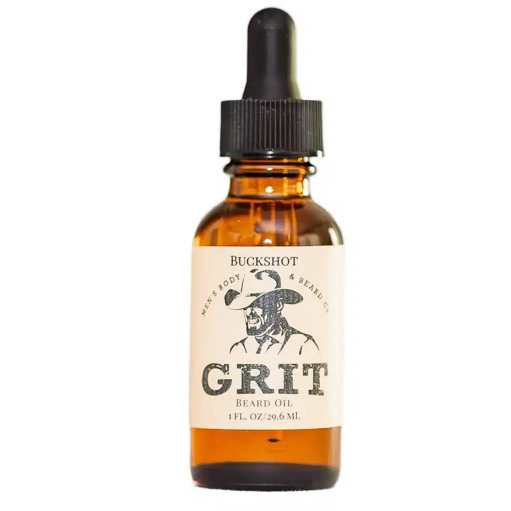 grit buckshot beard oil