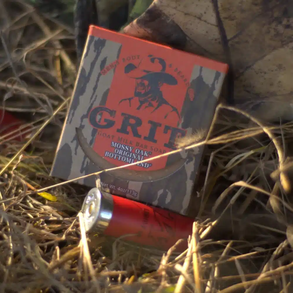 grit + mossy oak bar soap