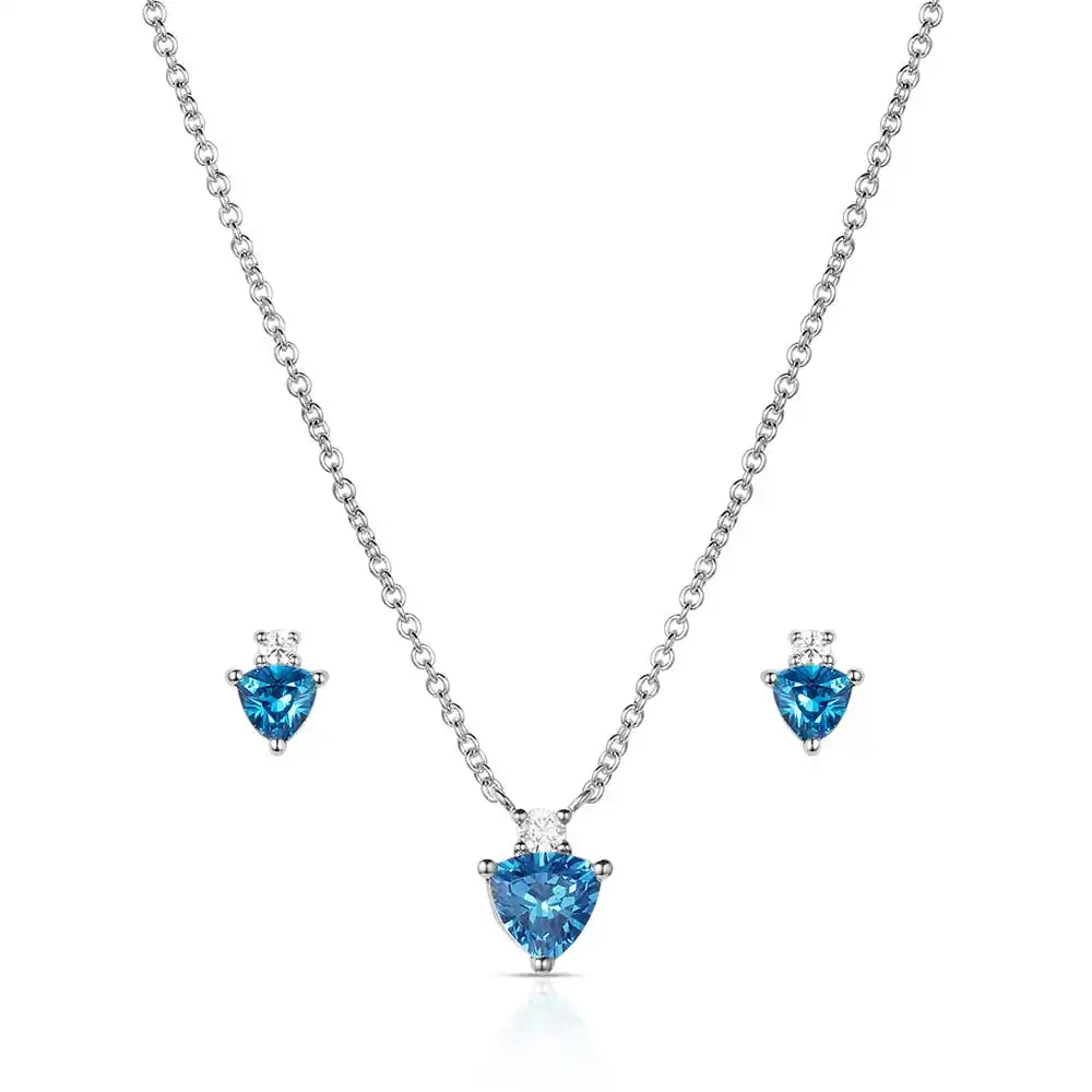montana silversmiths drop in time jewelry set