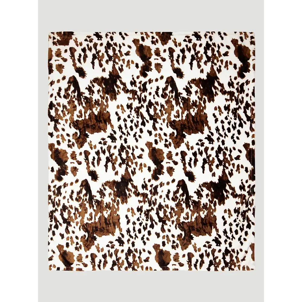 wrangler travel blanket cowhide