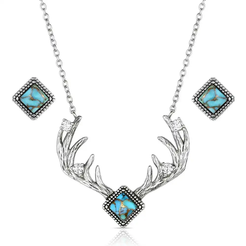 montana silversmiths rugged beauty jewelry set