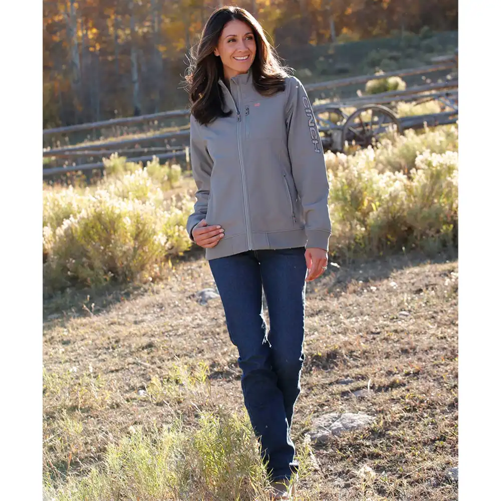 cinch women's grey jacket