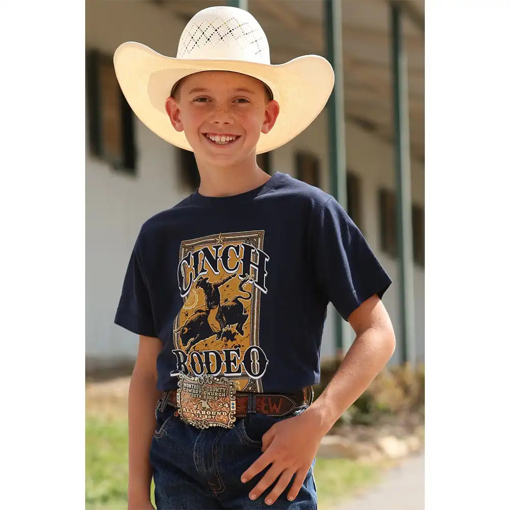 cinch boy's brand tee shirt