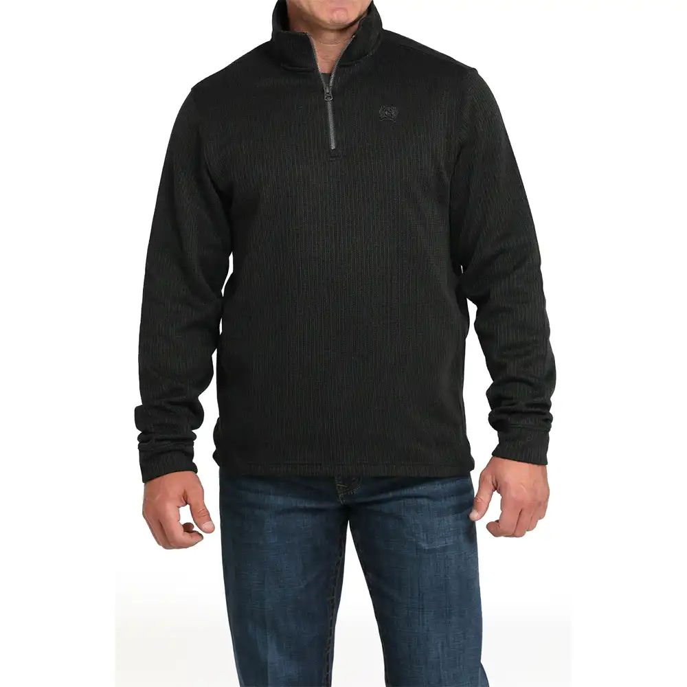 cinch men's black pullover