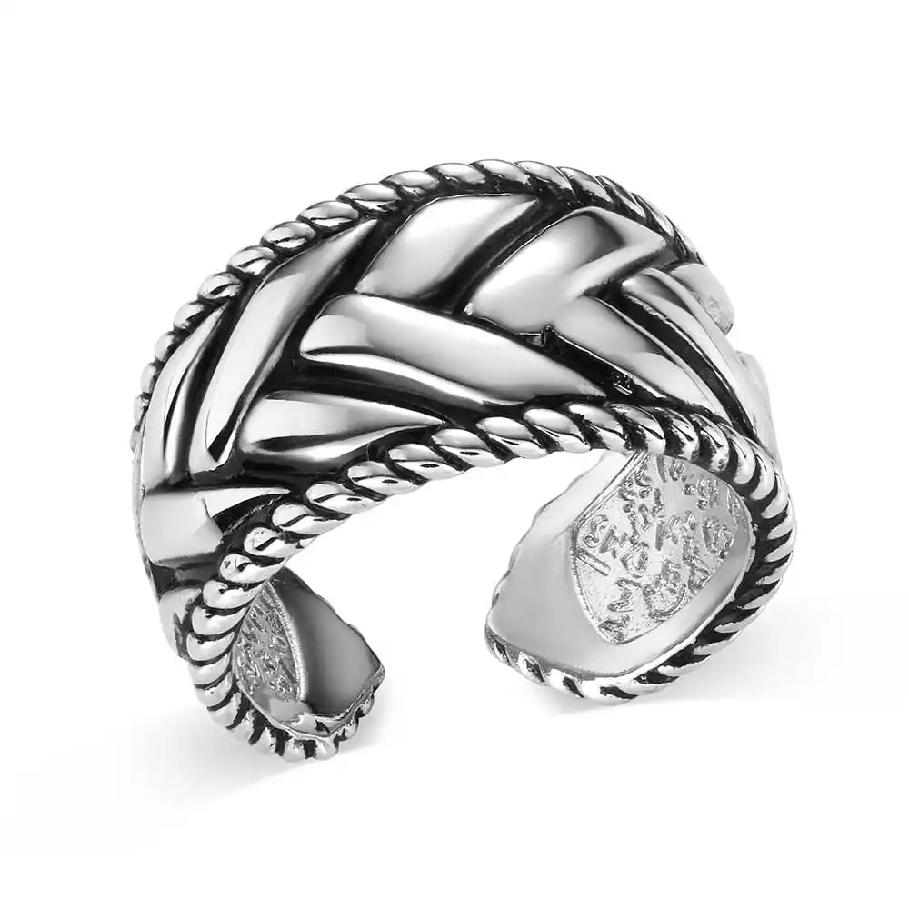 montana silversmiths midnight weave ring