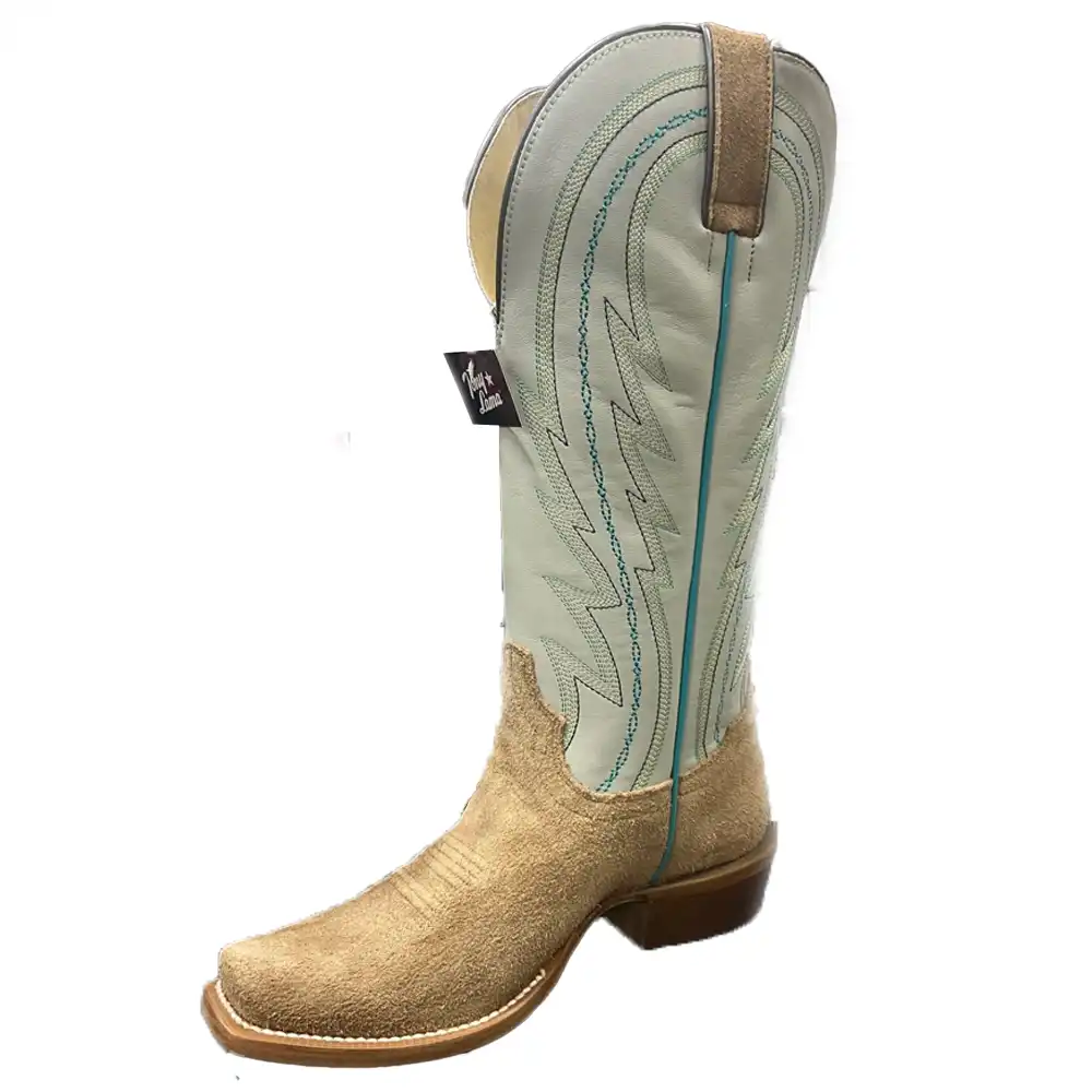 western boots suede sienna