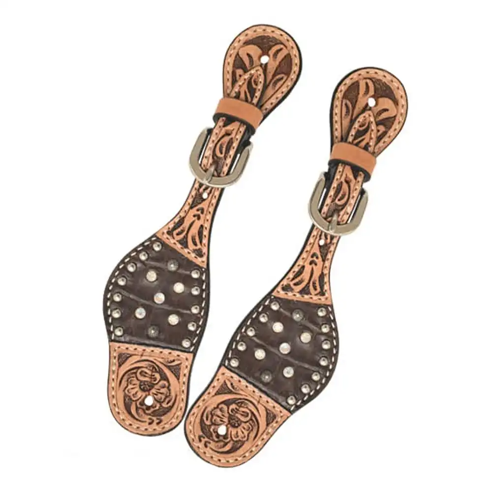 rafter t kid's spur strap gator print