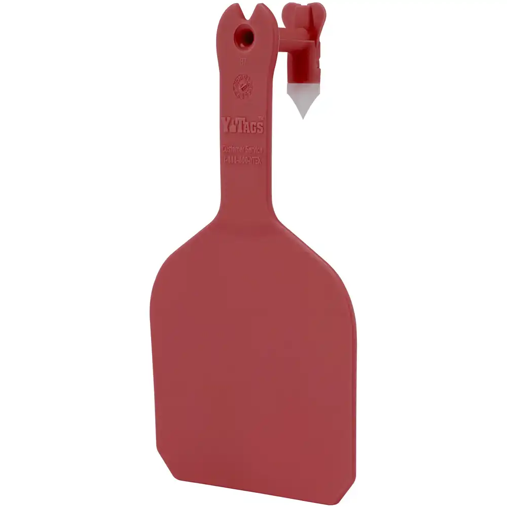 y-tag feedlot tag red
