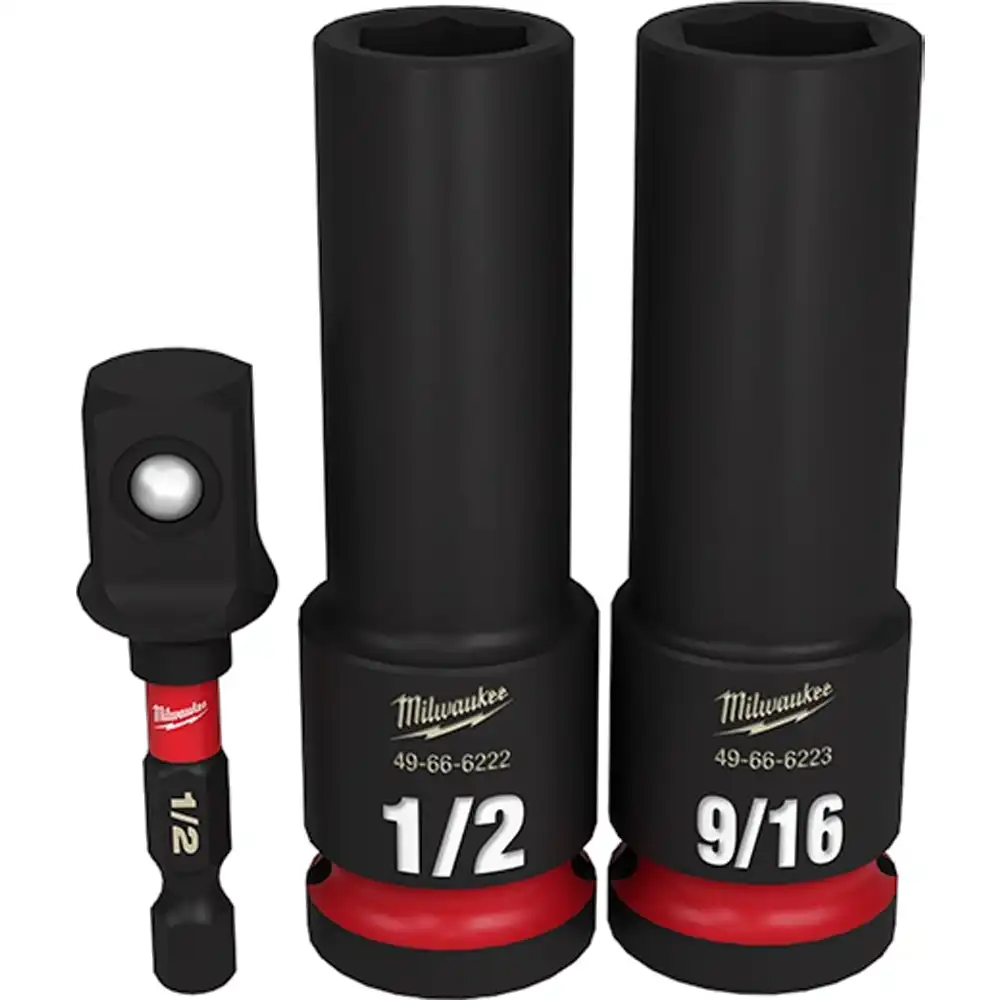 milwaukee 3 piece socket set