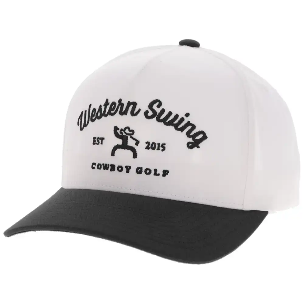 western swing cap black and white hooey