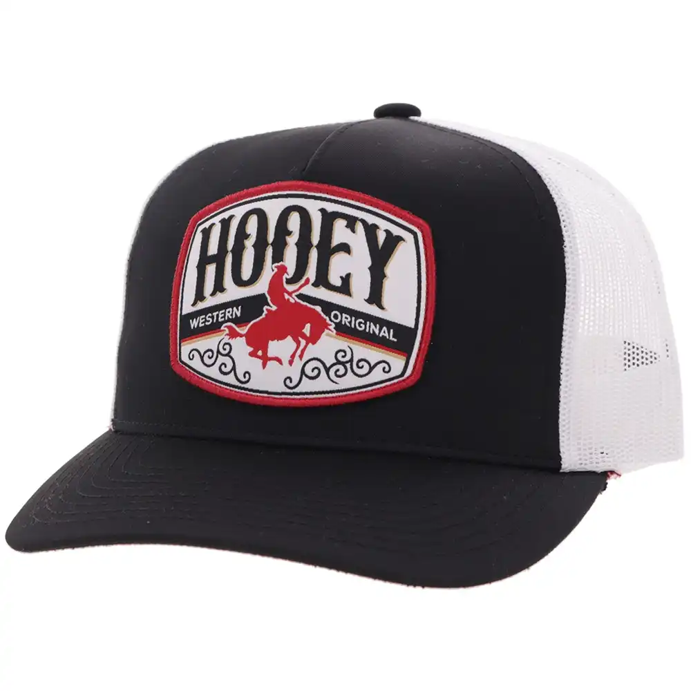 hooey cap black and white