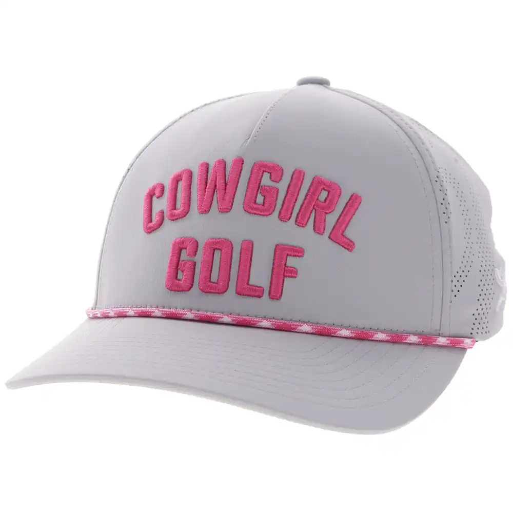 hooey cowgirl golf hat grey