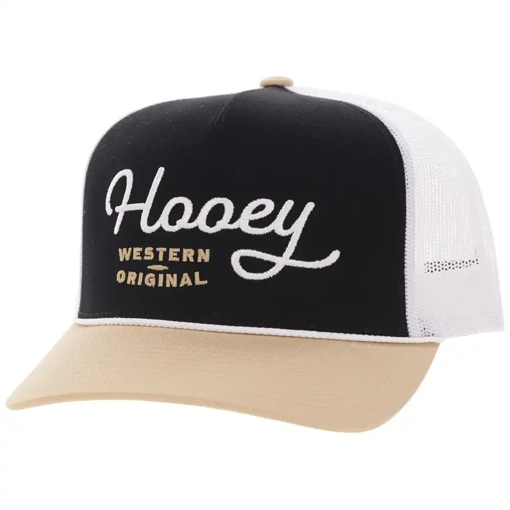 hooey og cap black and white