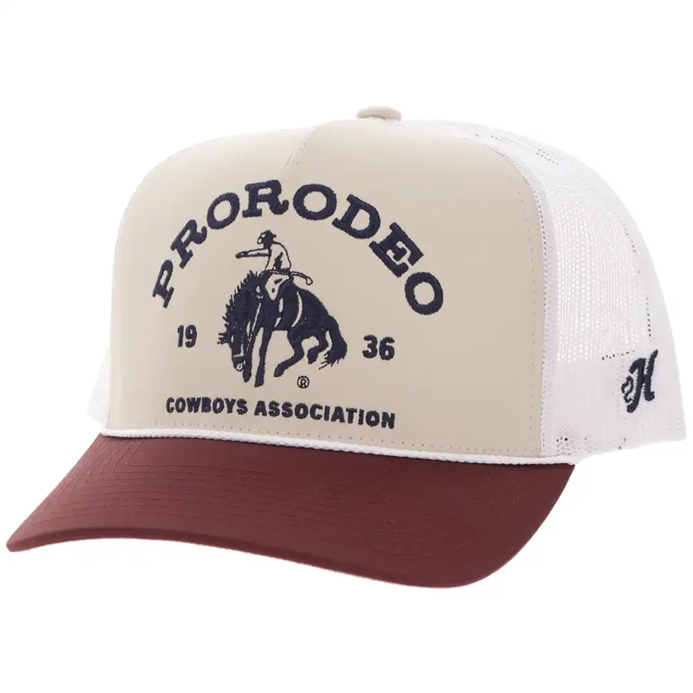 hooey pro rodeo cap white and tan