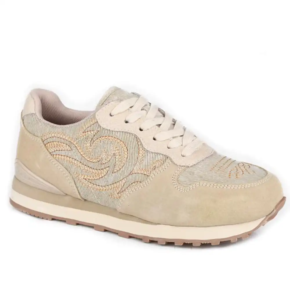 roper women's beige jogger