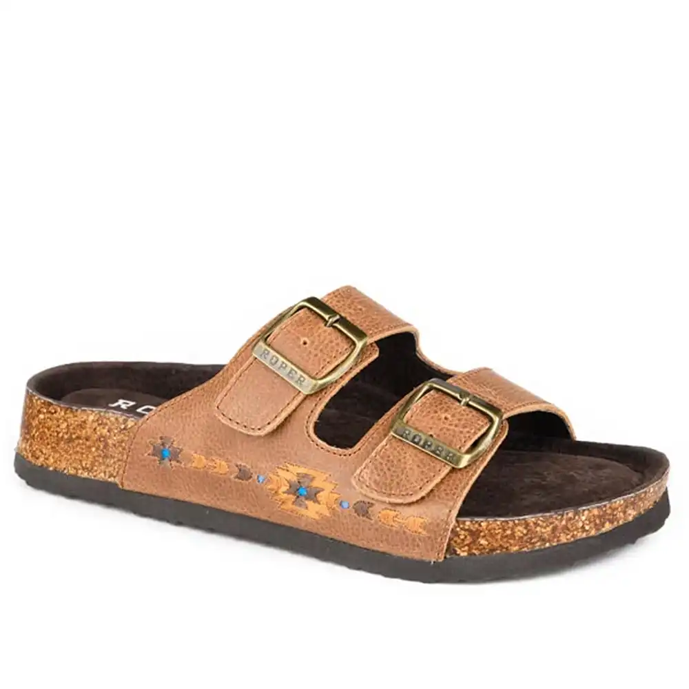 roper women's aztec sandals