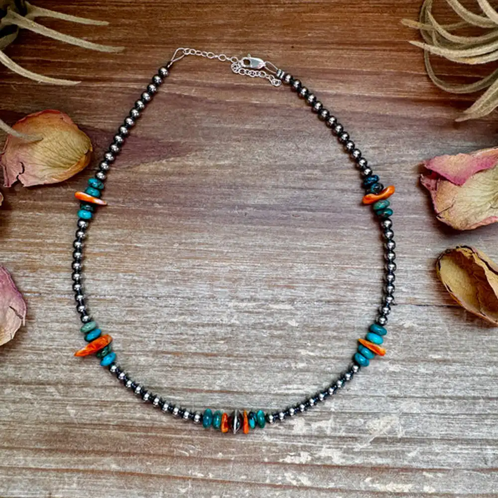 4mm choker with pearls