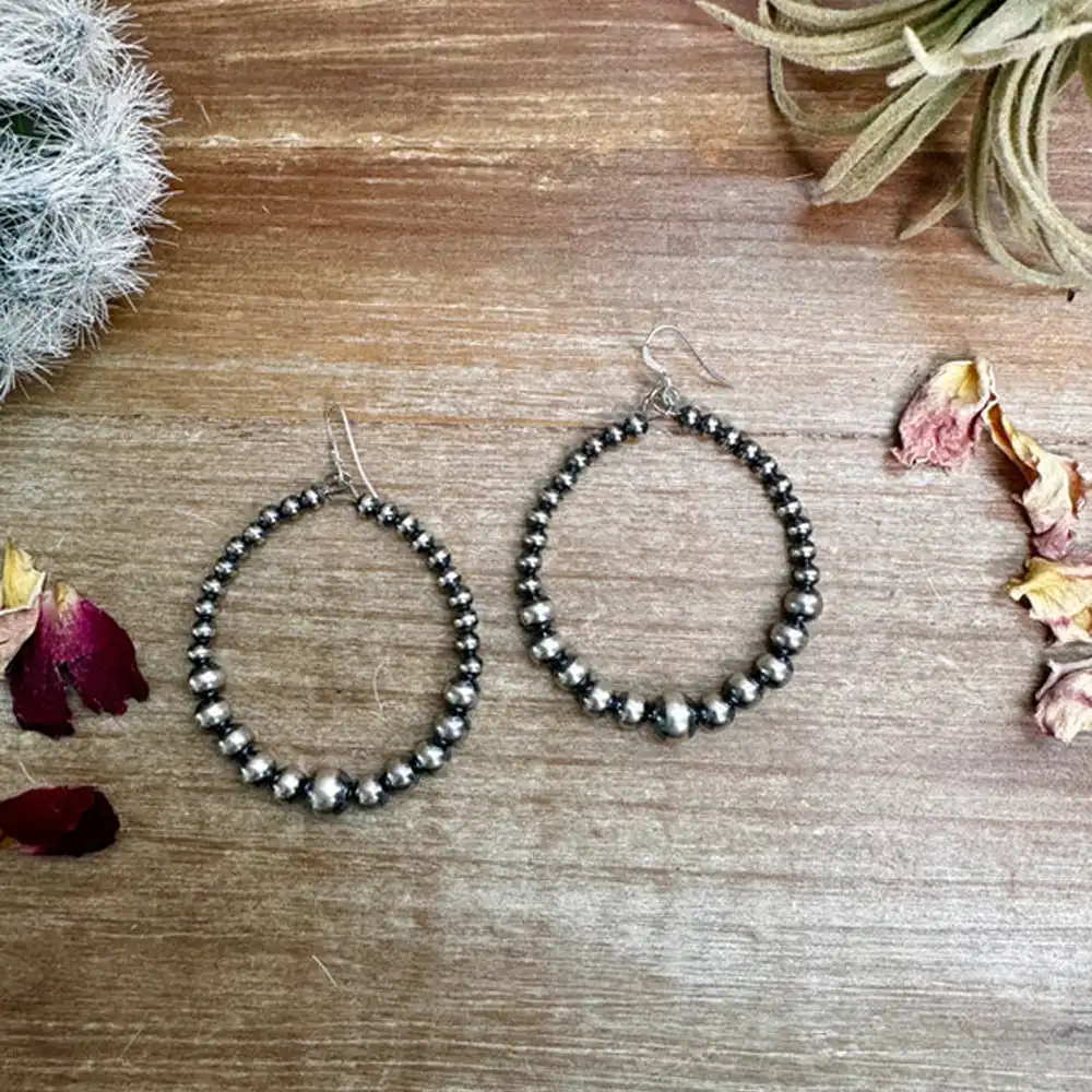 sterling silver hoops