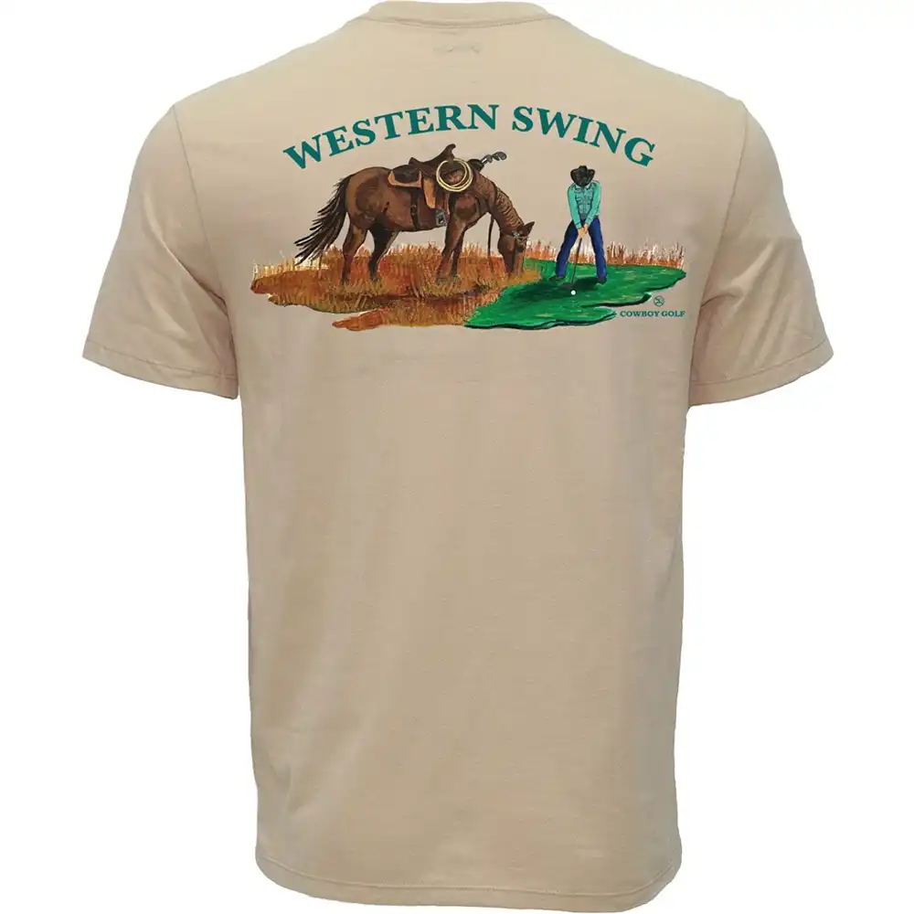 hooey graphic tee shirt tan