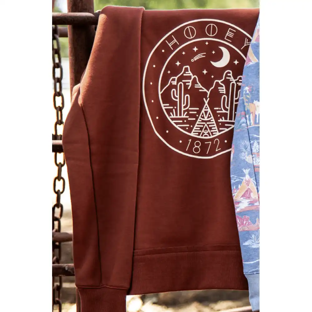 hooey stallion pullover brown
