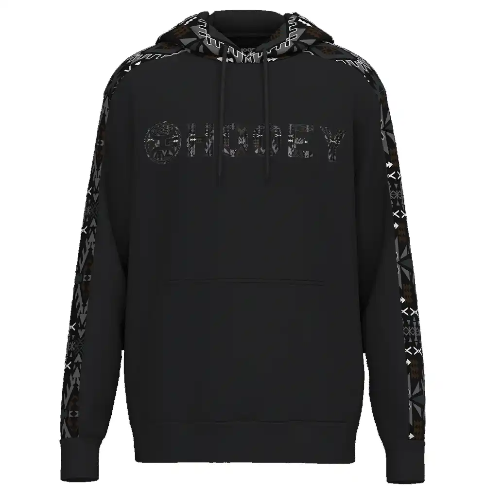 hooey men's canyon hoodie black