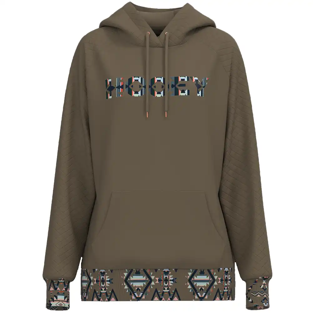 hooey women's trophy hoodie brown
