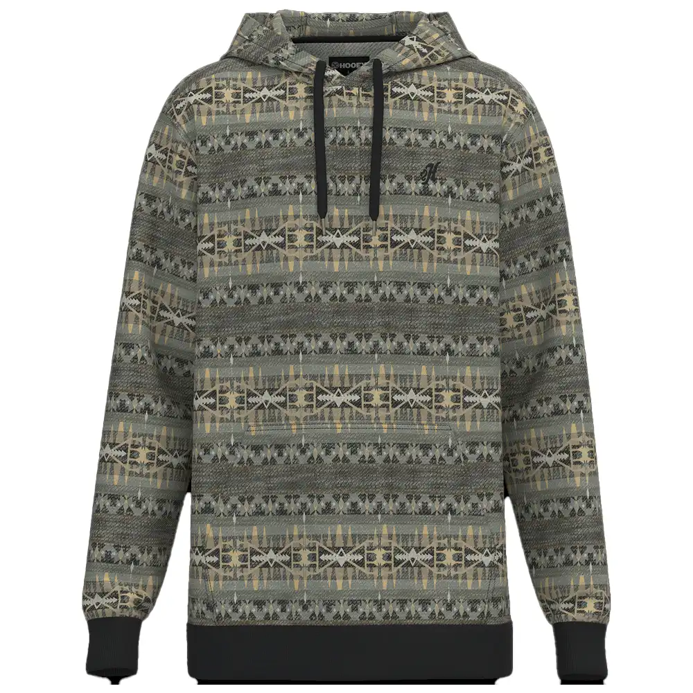 hooey pullover hoodie serape grey