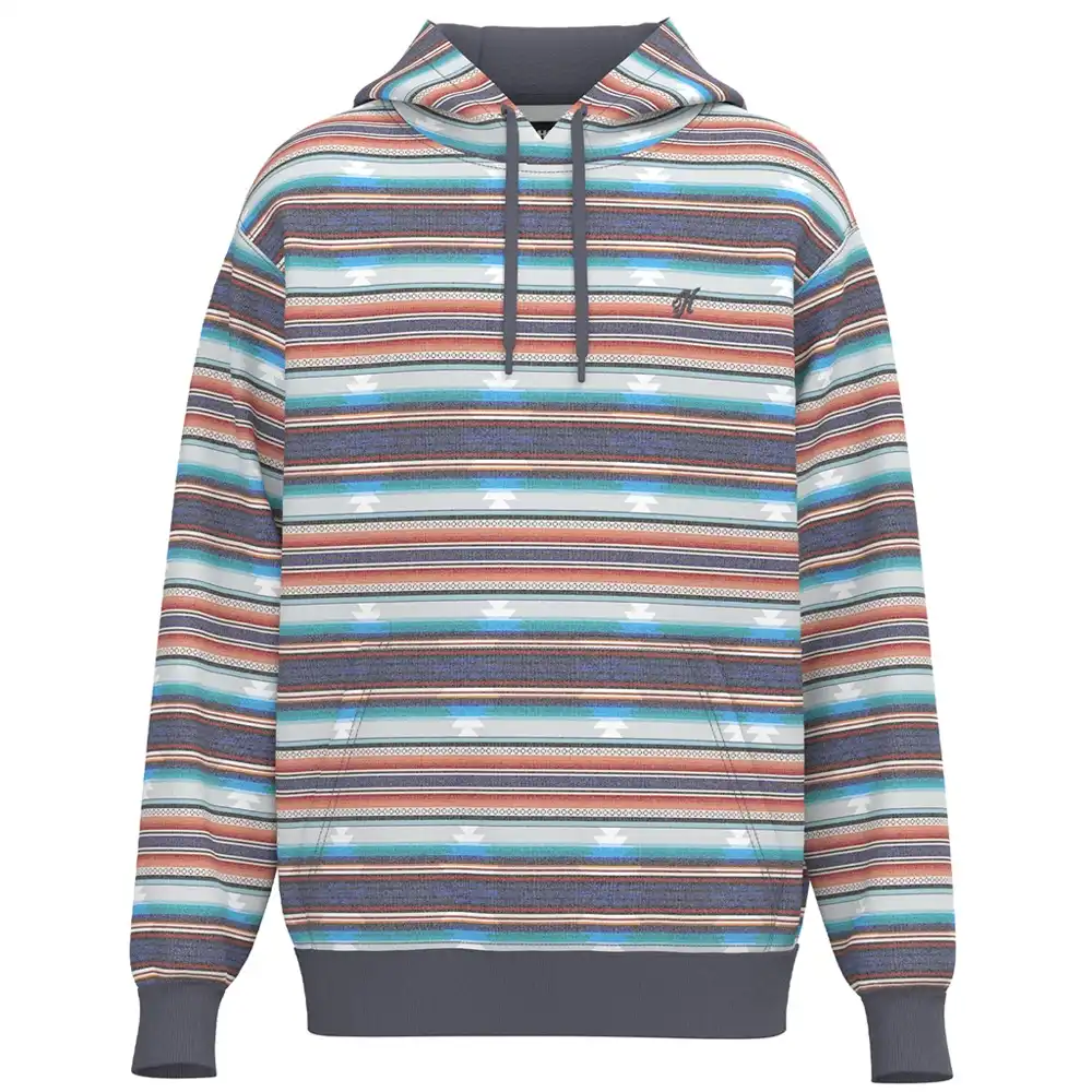 hooey serape stripe hoody